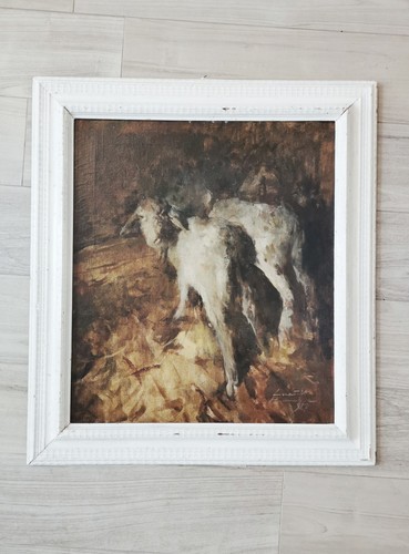 Dipinto olio tela romualdo - tela,